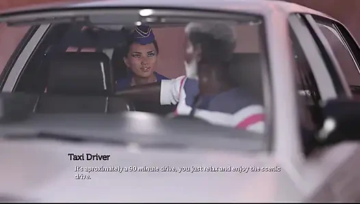 Maceracı çift 104 Anne takside soyundu ve kendisiyle oynadı