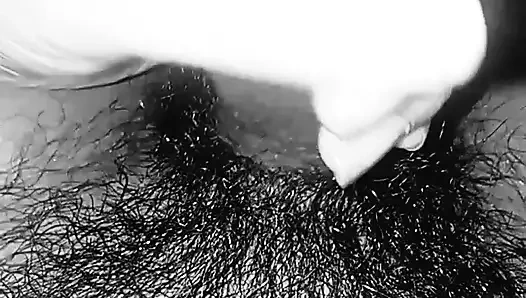 Hot handjob with husband of a man shaking until squirt