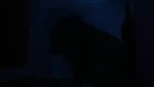 Küvette büyük şişman kahverengi göt