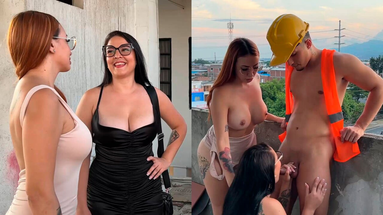 Ateşli lezbiyenler Cali şehrini gören borcunu ödemek için çalışanlarını sikiyor
