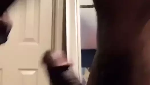 Şaplak atmak ve sikleri ovmak