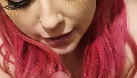 ıslak ve dağınık saçla muamele ve saça boşalma