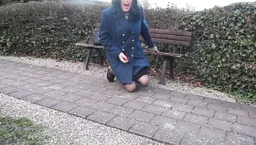 Andrea  mal wieder unter Strom