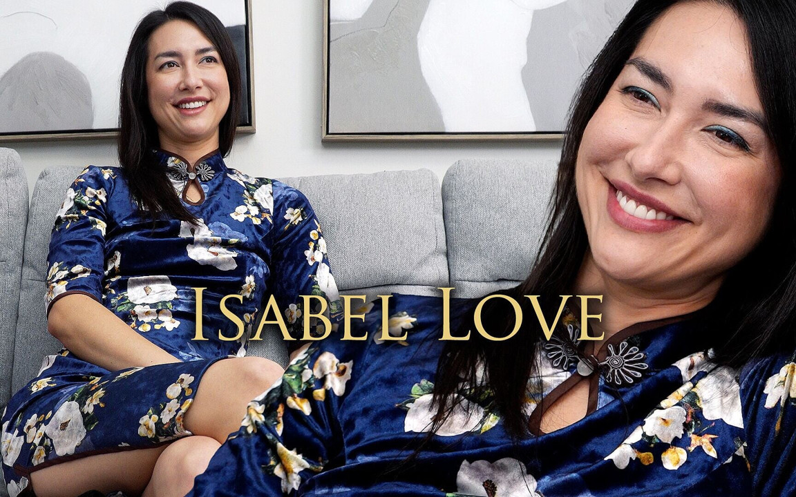 Asyalı orta yaşlı seksi kadın isabel love ile röportaj