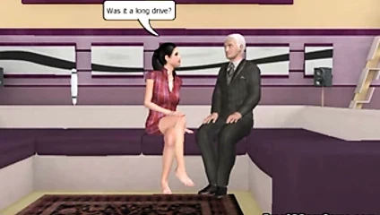 3d kilise papazı adam bir bebekle eğleniyor