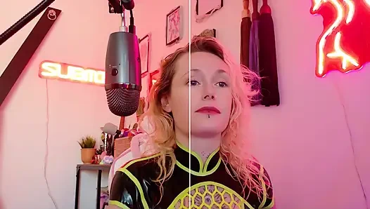 Kadın egemenliği ritüeli itaatkar itaat ve kontrol