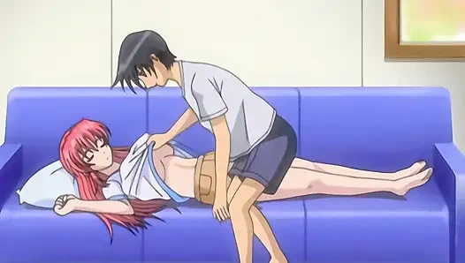 Üvey anne amcık oyununda dölleniyor