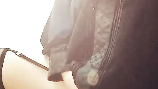 Koruyucu ve seks için şehvet duyan pemeli Arap fahişe