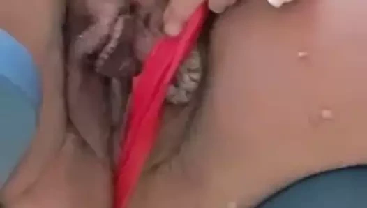 benim çiş sürtük ıslatır onu külot için senin için