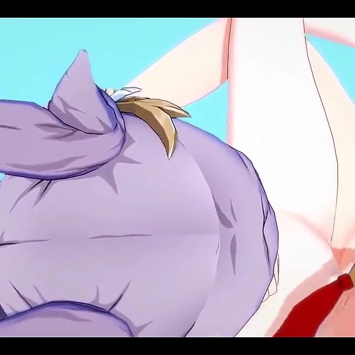 Genshin etkisi hentai yuri - ganyu ve kequing lezbiyen seks - Japon Asyalı manga anime oyunu porno