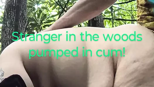 Bu yabancıyı ormanda domalıyor