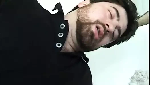 Sıcak bebek hoşlanır ona sıkı kedi çarptım tarafından bir büyük beyaz kutup