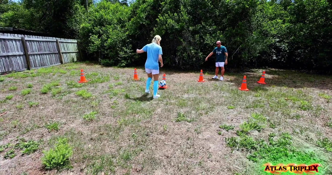 Soccer Coach Fucks Female Player and Her Stepmom