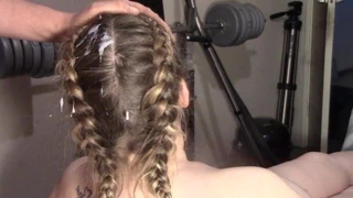 saç twinks üzerinde karısı