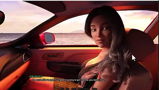 Radiant 6, garson bana göğüslerini gösteriyor