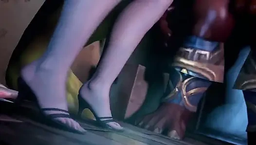 Ada Wong iki ork tarafından sikiliyor