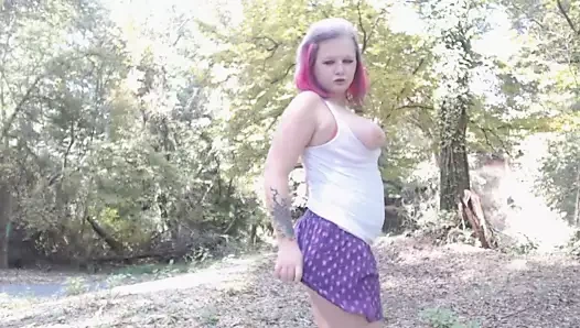 Busty sarışın açık mastürbasyon