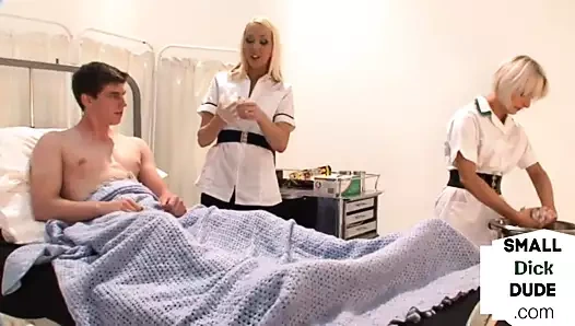 Cfnm hemşire femdoms asılarak acıklı küçük çük