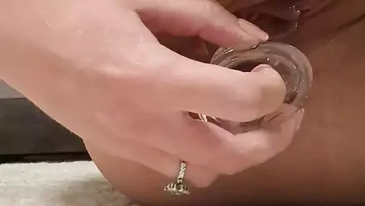 Dildo ile amcık ve anal oyun