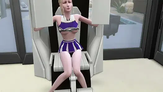 Üniversiteli kız takıma katılıyor ve spor salonunda koç tarafından sikiliyor. The Sims