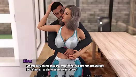 Büyükannenin evi - ona masaj yaptım ve göğüslerine dokundum