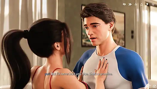 3 boyutlu aşıklar ateşli seks ve ıslak patlayıcı sonla kontrolünü kaybediyor - oyun