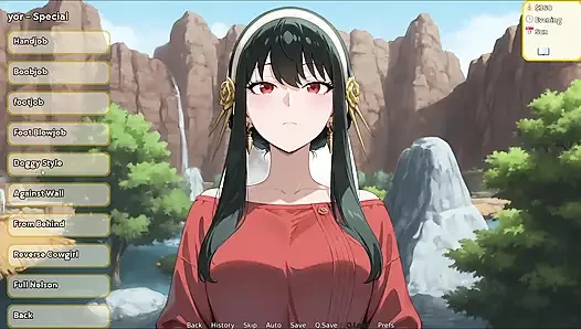 Hentai hustle - güzel ve seksi yor forger'ın sıkı götünü sikiyor