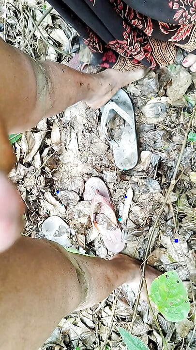 Today we went to the forest, met Bhabhi there and then had sex