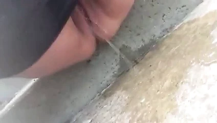 yakın çekim anal ile büyük kel KEDİ kamu sokak işiyor 1