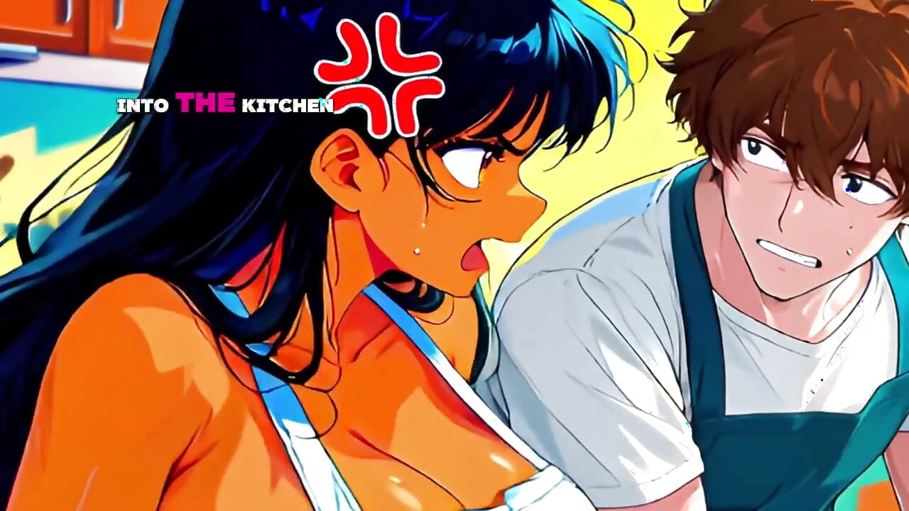 Fırındaki küçük orospu, çırağın kalın penisiyle creampie'ye gidiyor - Ai Animation