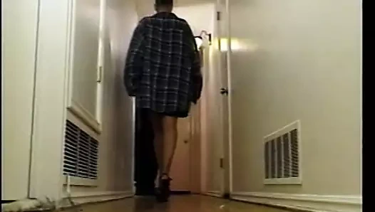 Muhteşem abanoz fahişe yayılır ona bacaklar için uzun siyah çük