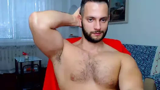 Bir azgın adam jaking kapalı