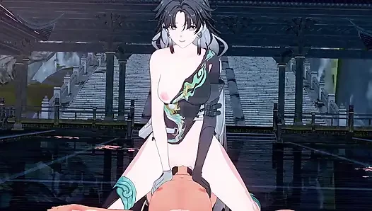 Titreyen dalgalar - jianxin erotik seks ve sakso - 3d hentai animasyon