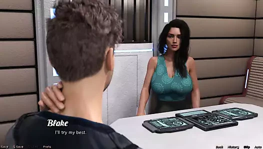 Uzayda mahsur kaldı: otoriter Hintli orta yaşlı seksi kadınla sohbet - ep13