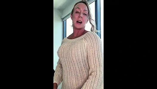 Aşırı dolgun sutyen ve külot artı elbise - seksi deneme