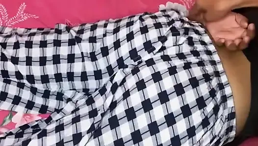 Kız arkadaşımla ateşli romantik zaman tatlı aşk anı.