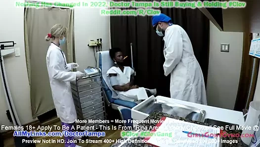 Rina Arem, rina'nın yıllık girlsgonegyno fizik muayenesi sırasında hemşire stacy shepard ve doktor tampa'dan jinekolog muayenesi alıyor