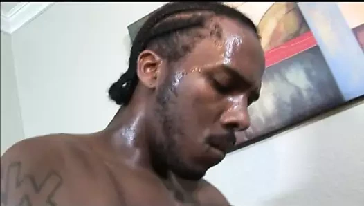 Şişman abanoz bebek ile flabby göğüsler becerdin tarafından siyah adam