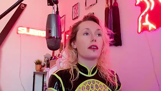 Kadın egemenliği ritüeli itaatkar itaat ve kontrol