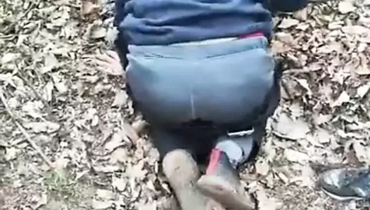 Asya karısı dogging yaşlı adam ile koca açık havada