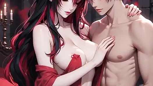 Vampir üvey annenin kızıl ay baştan çıkarma sonsuz tabu fantezisi