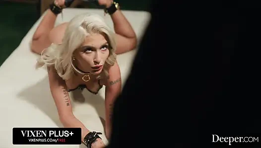 Vixenplus itaatkar Emma bağlanıyor ve götten sikiliyor