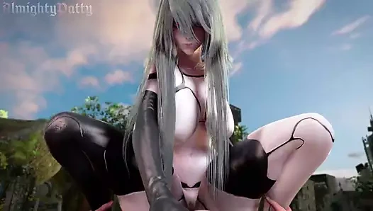 Almightypatty ateşli 3 boyutlu seks hentai derlemesi - 220