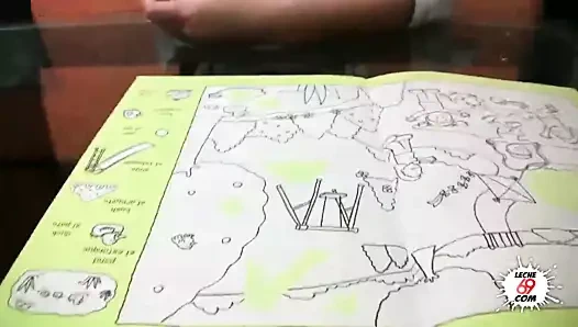 Leche 69 seksi latina ile büyük memeler hoşlanır bir iyi sikme