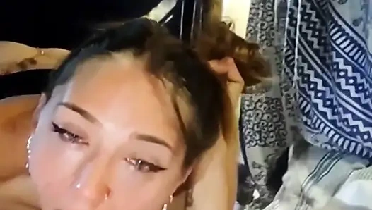 Asmr Gırtlağına Kadar Sakso Çekiyor Ve Tokatlıyor