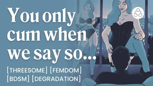 Asmr sesli porno: İngiliz dominatrix ile ffm üçlü seks - bdsm, kadın egemenliği ve aşağılama - kadınlar için erotik sesli rol yapma
