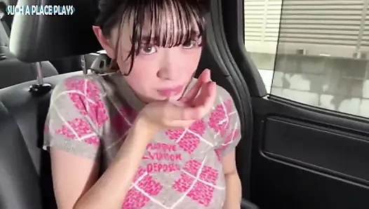 Büyük memeli bir güzellikle araba karşılaşması. Ezici bir sonla biten samimi bir ders