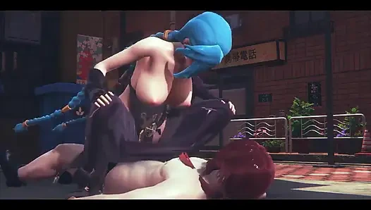 Lol hentai - jinx hardsex - Japon Asyalı manga anime film oyunu porno