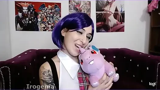 Student Egirl Plays with Her Dildo