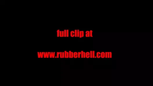 sürpriz güzellik ile lateks seks